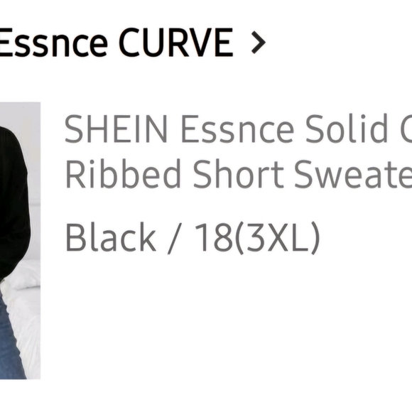 Crop sweater - Picture 3 of 3